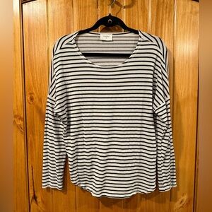 Everly Dolman Micro StripeTop